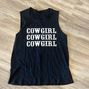 Cowgirl cowgirl cowgirl tank top